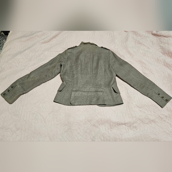 Gorgeous Linen Blazer Sz 8 - Picture 3 of 5